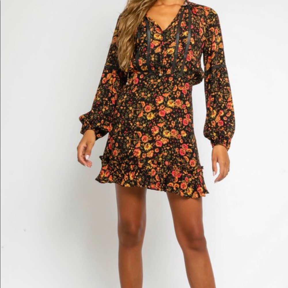 Floral smocked dress